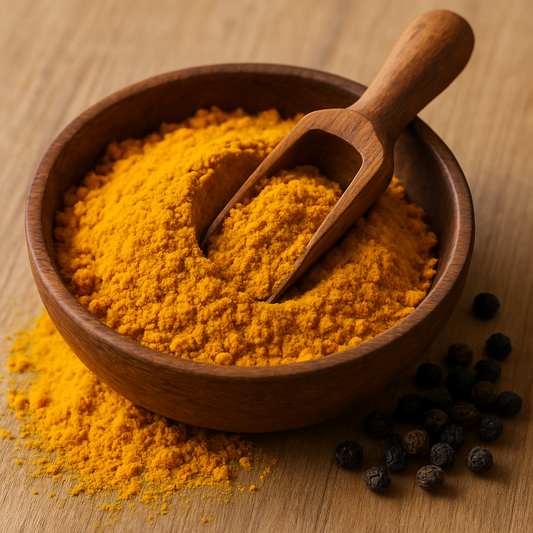 🌿 Cúrcuma en Polvo con Pimienta Negra – Mezcla Natural 100g