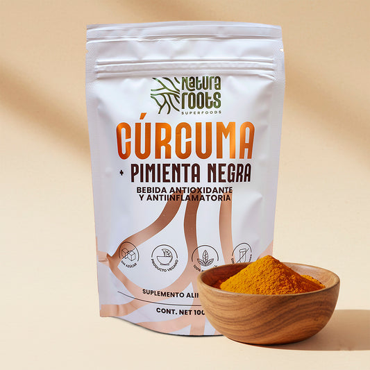 Cúrcuma en polvo con pimienta negra – 100 g