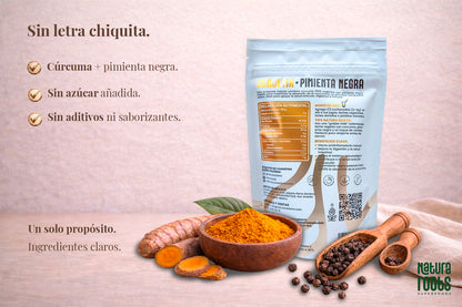 Cúrcuma en polvo con pimienta negra – 100 g