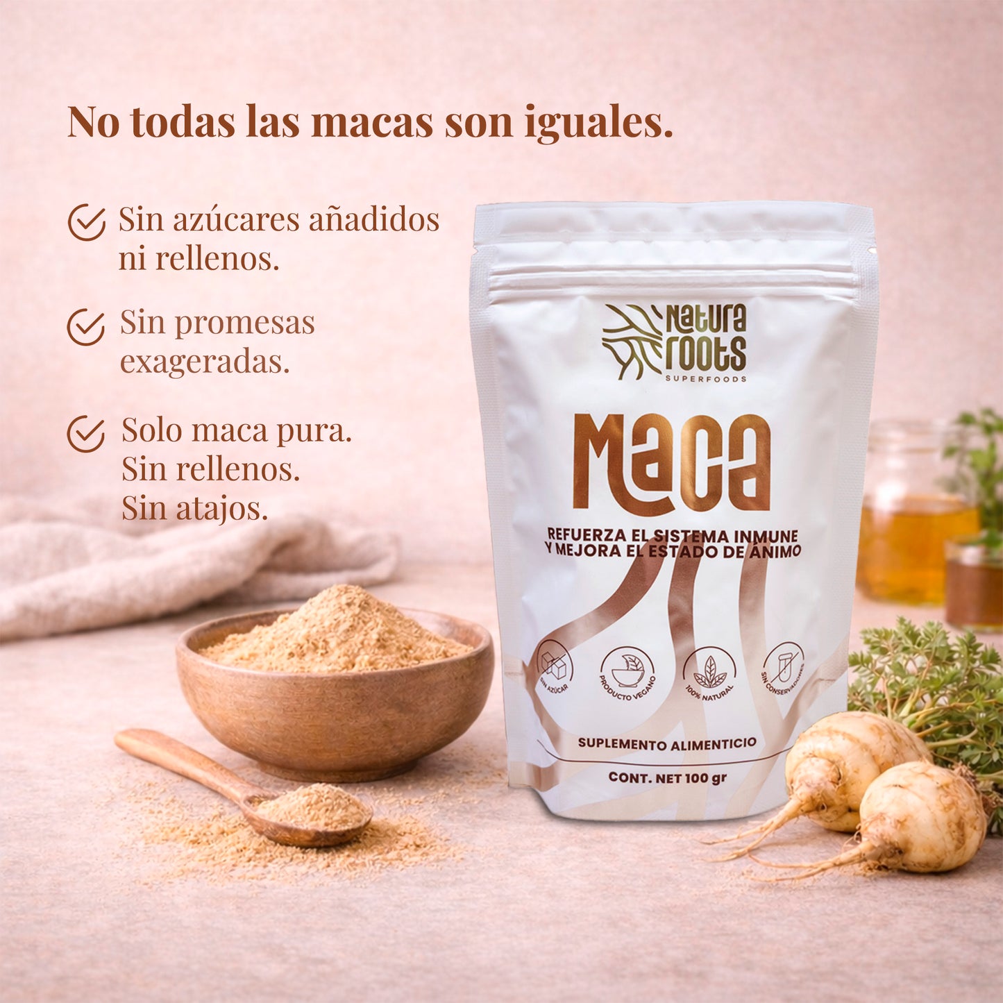 Maca en polvo – 100 g