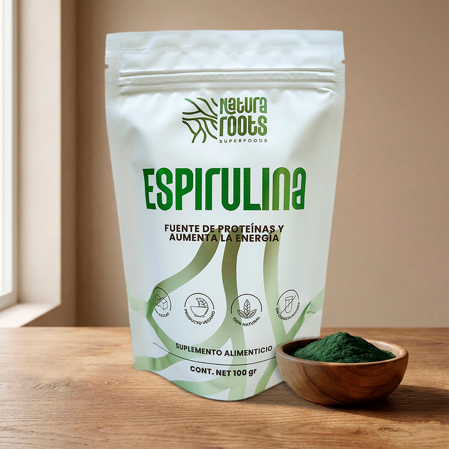 Espirulina en polvo – 100 g