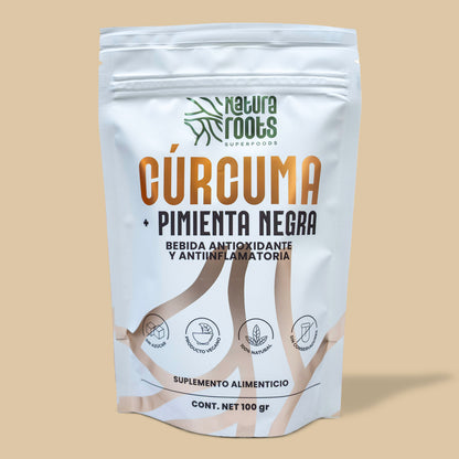Cúrcuma en polvo con pimienta negra – 100 g