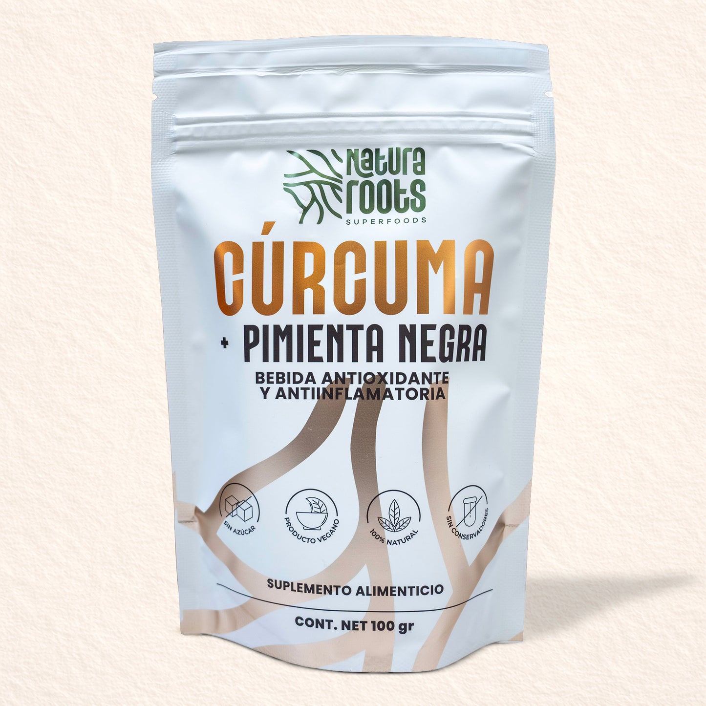 Cúrcuma en polvo con pimienta negra – 100 g