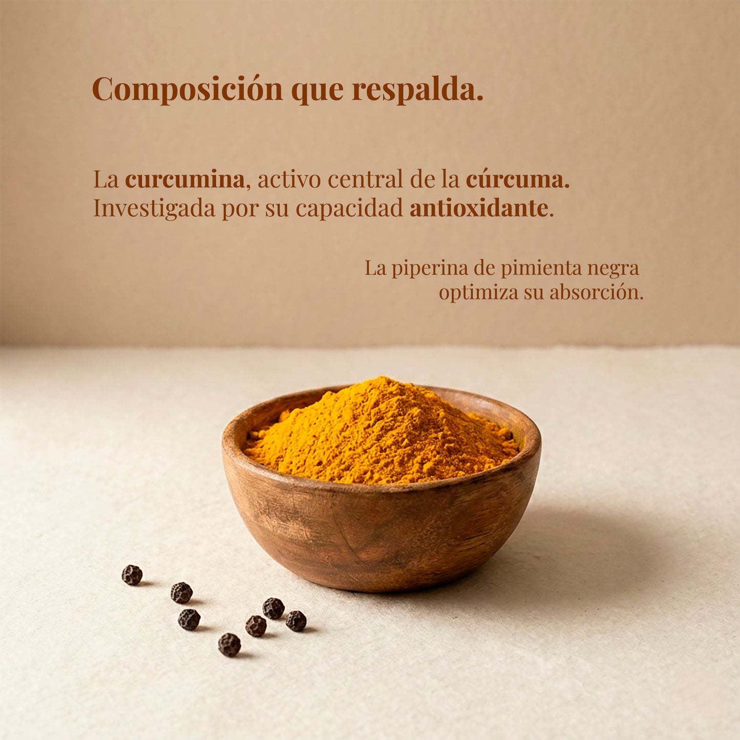 Cúrcuma en polvo con pimienta negra – 100 g