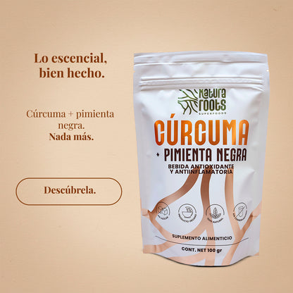 Cúrcuma + pimienta negra